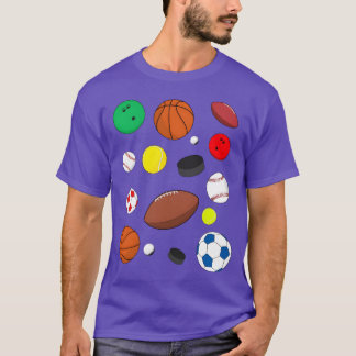 Colourful Sports Balls friends T-Shirt