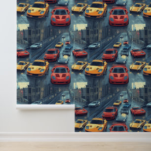 Colourful sports car wallpaper for automotive fans