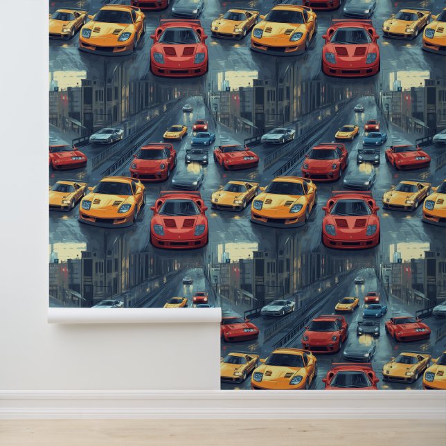 Colourful sports car wallpaper for automotive fans (Application)