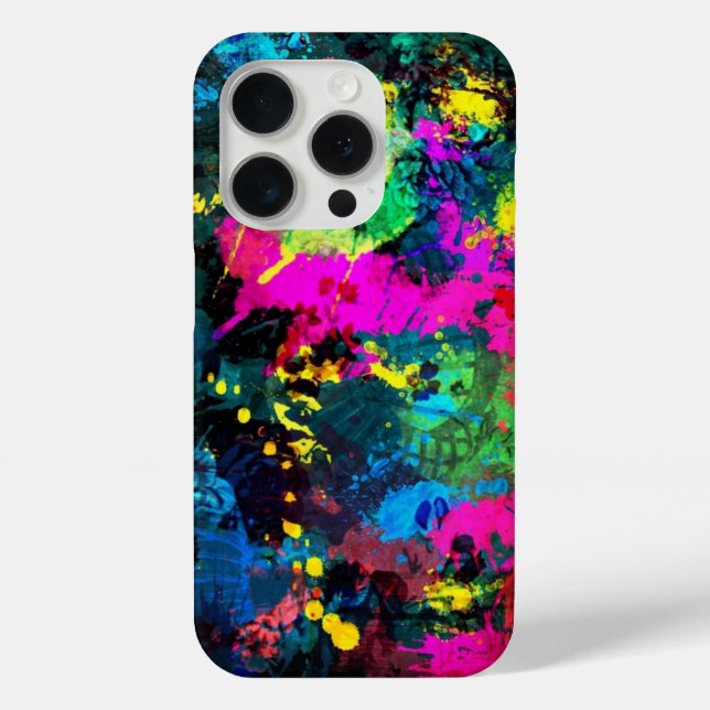 Colourful spot stain art Case-Mate iPhone case (Back)