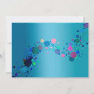 Colourful Spots Invitation