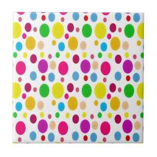 Colourful Spots Tile