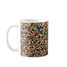 Colourful spotty mug