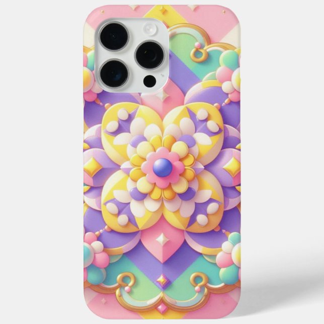 colourful spring/Easter/princess pastel Case-Mate iPhone Case (Back)