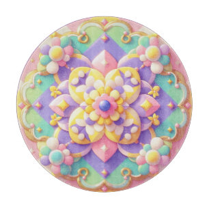 colourful spring/Easter/princess pastel Cutting Board