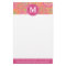 Colourful Spring Floral Pattern Custom Monogram