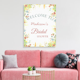 Colourful Spring Flower Wildflower Botanical Flowe Canvas Print