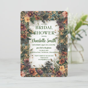 Colourful Spring Flower Wildflower Botanical Flowe Save The Date