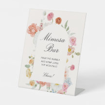 Colourful Spring Flowers Arch Mimosa Bar