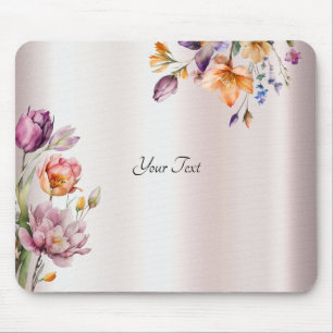 Colourful Spring Flowers Mousepad