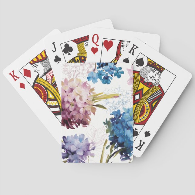 Colourful Spring Flowers Playing Cards (Back)