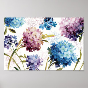 Colourful Spring Flowers Poster