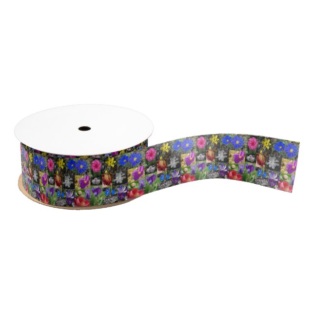 colourful spring - ribbon grosgrain ribbon (Spool)