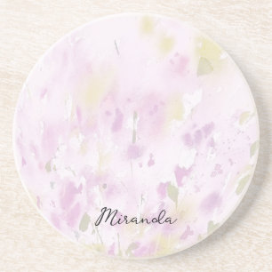 Colourful Spring Summer Floral Boho Garden Coaster