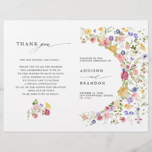 Colourful Spring Wildflower Meadow Garden Program