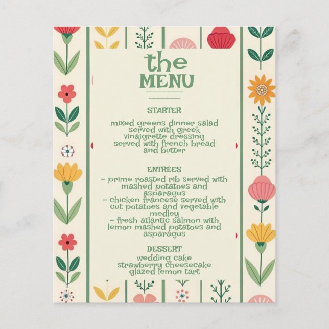 Colourful Spring Wildflower Meadow Garden Wedd Men (Front)
