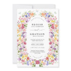 Colourful Spring Wildflower Meadow Garden Wedding