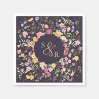 Colourful Spring Wildflower Meadow Garden Wedding