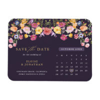 Colourful Spring Wildflower Meadow  Save the Date