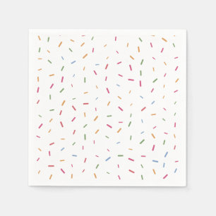 Colourful Sprinkles Baby Sprinkle Baby Shower Napkin