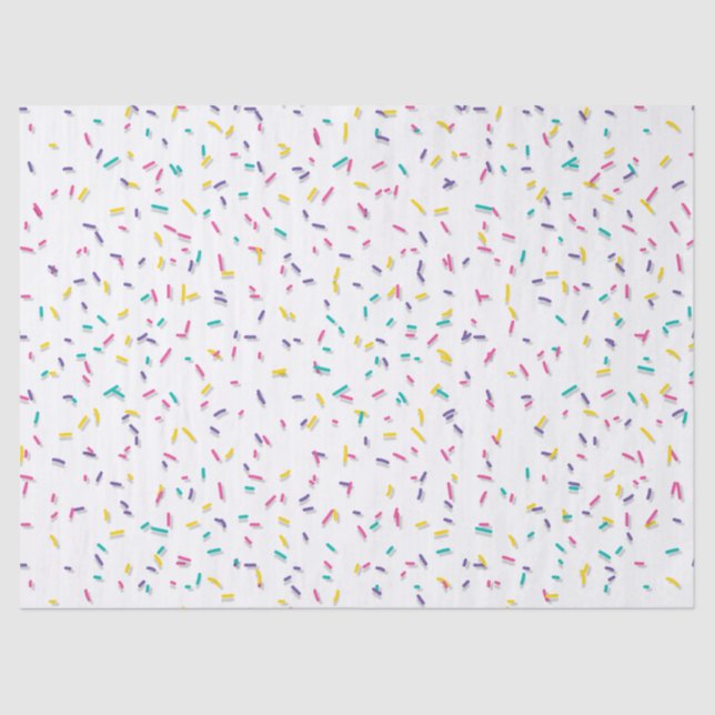 Colourful Sprinkles Tissue Paper (Front)