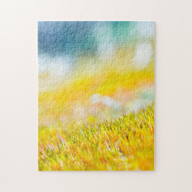 Colourful sprouts jigsaw puzzle (Vertical)