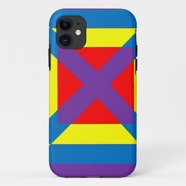Colourful Square Case-Mate iPhone Case (Back)