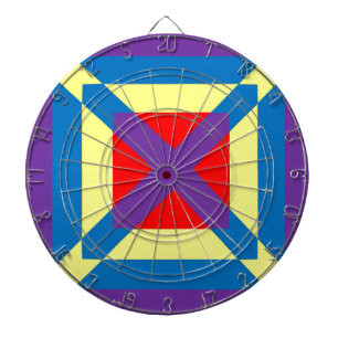 Colourful Square Dartboard