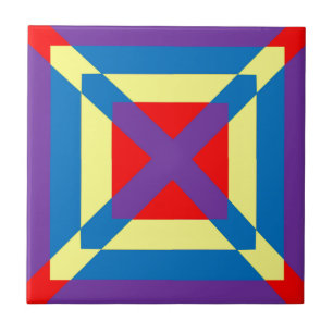 Colourful Square Tile