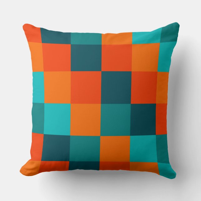 Colourful Squares 01 Cushion (Front)