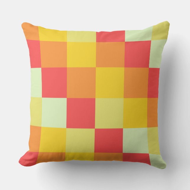 Colourful Squares 07 Cushion (Front)