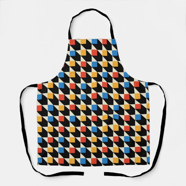 Colourful Squares Apron (Front)