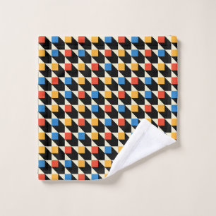 Colourful Squares Bath Towel