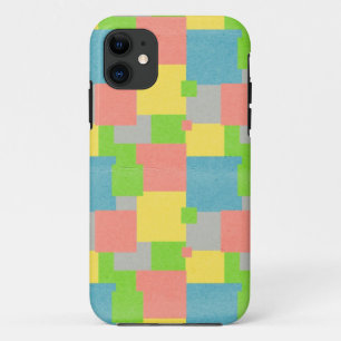 Colourful Squares iPhone 11 Case