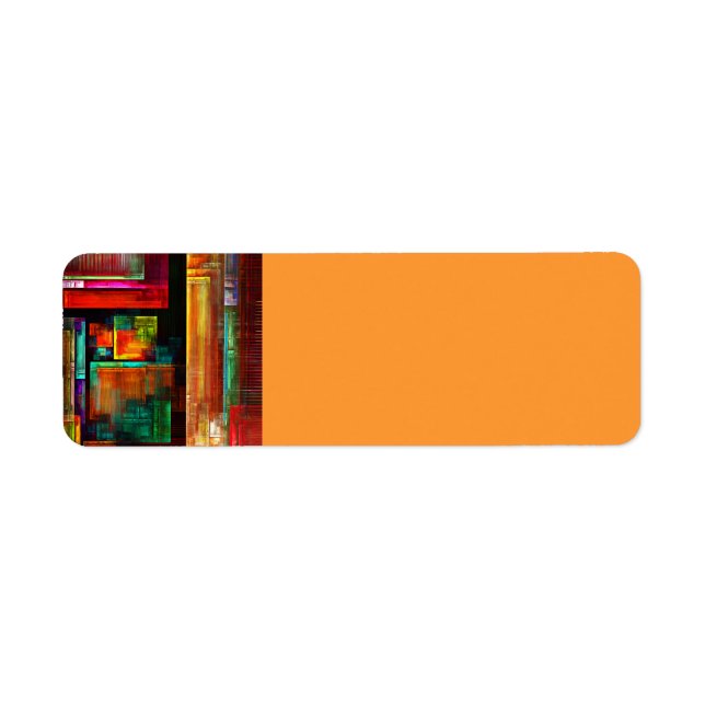 Colourful Squares Modern Abstract Art Pattern #04 (Front)