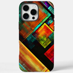 Colourful Squares Modern Abstract Art Pattern #04 iPhone 16 Pro Max Case