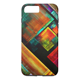 Colourful Squares Modern Abstract Art Pattern #04 iPhone 8 Plus/7 Plus Case