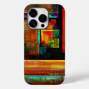 Colourful Squares Modern Abstract Art Pattern #04 Case-Mate iPhone 14 Pro Case