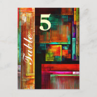 Colourful Squares Modern Abstract Art Pattern #04