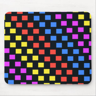 Colourful Squares Mouse Mat