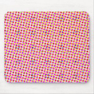 Colourful Squares Mouse Mat