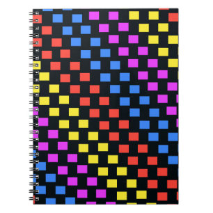 Colourful Squares Notebook