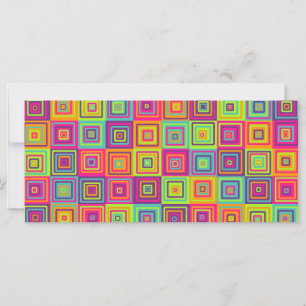 Colourful Squares Pattern