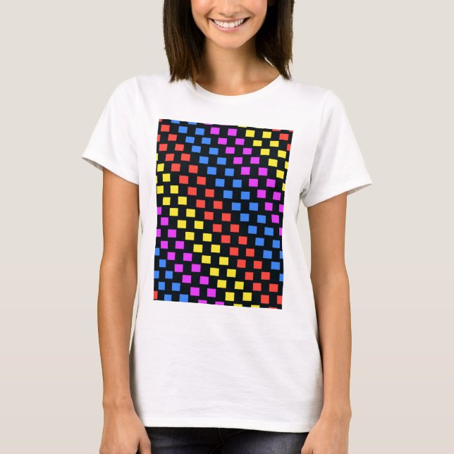 Colourful Squares T-Shirt (Front)