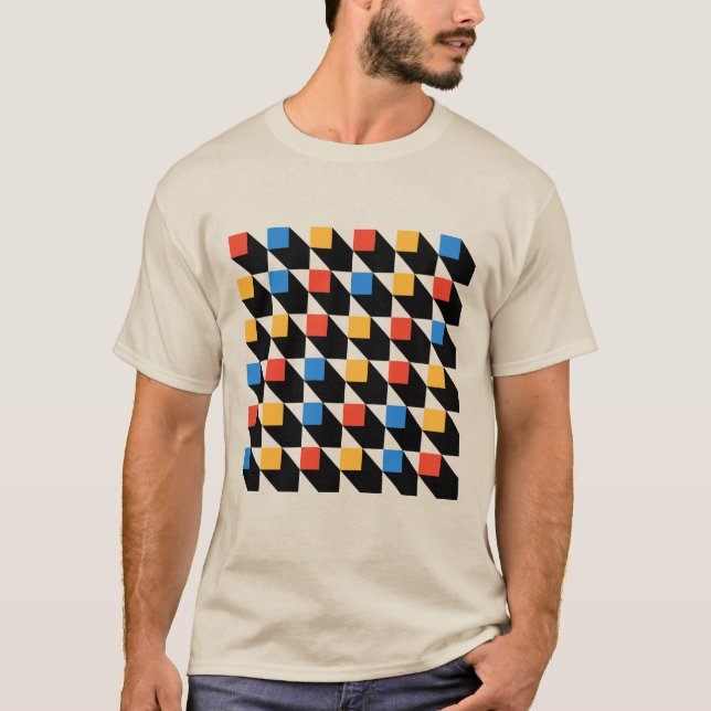 Colourful Squares T-Shirt (Front)