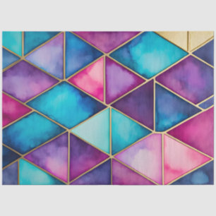 Colourful Stained Glass Art Tissue Paper