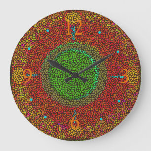 Colourful Stained Glass Effects >Creative Clocks