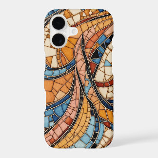 Colourful Stained Glass Mosaic Abstraction