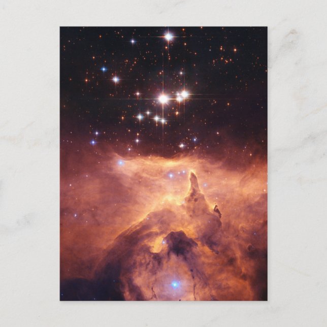 Colourful Star Cluster and Nebula Postcard (Front)