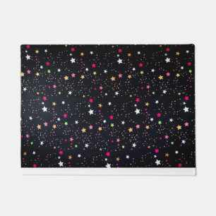 colourful star doormat